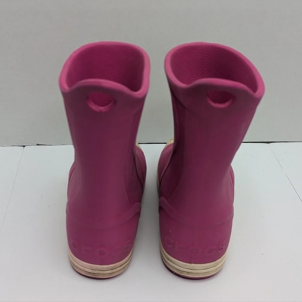 Crocs Hot Pink Rain Boot 10T